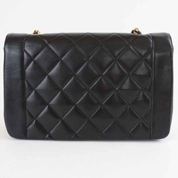 [SOLD] Chanel Quilted Lambskin Diana Medium Flap Bag - Picture 5 of 9